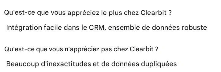 6sense alternative clearbit avis