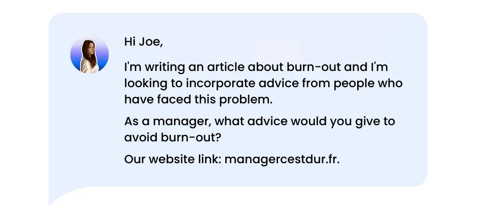 Marca personal en LinkedIn: ejemplo de mensaje para reutilizar tus contenidos.