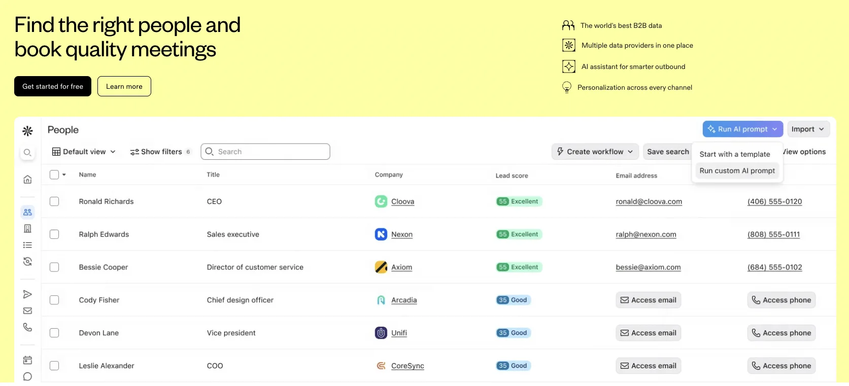 alternative a outreach.io - apollo.io