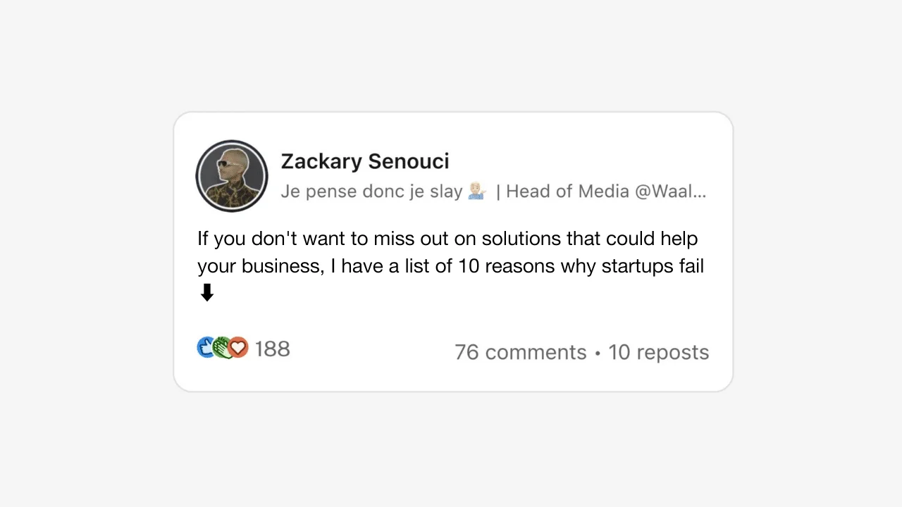 catchphrase on LinkedIn