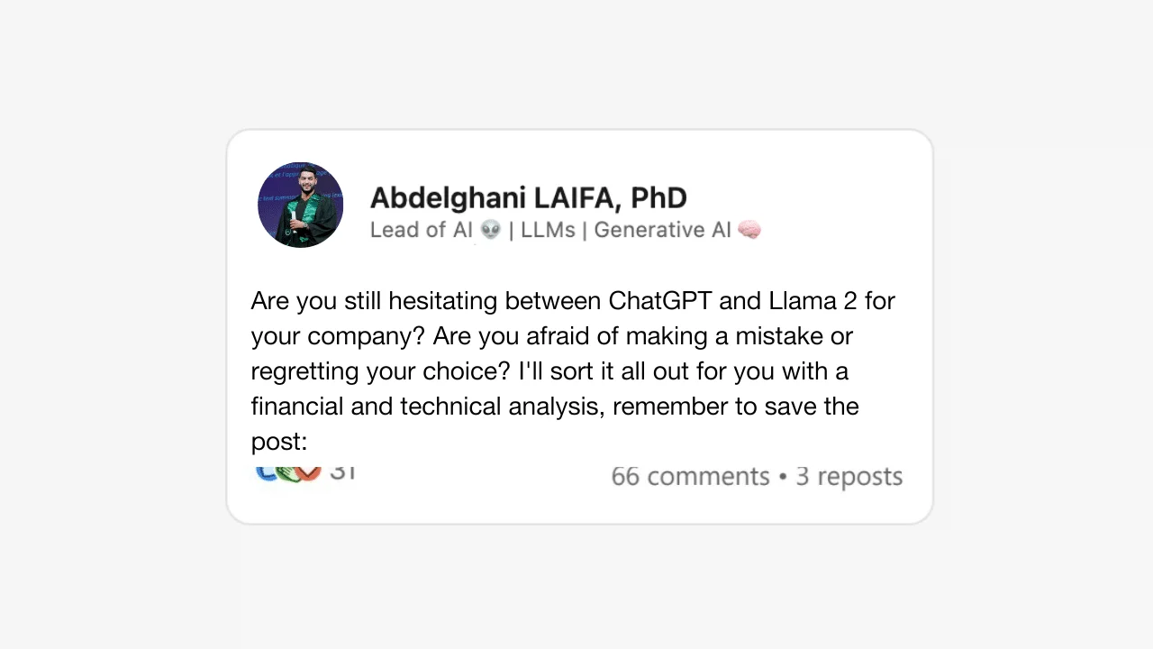 catchphrase on LinkedIn
