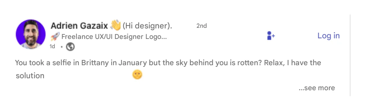 catchphrase on LinkedIn