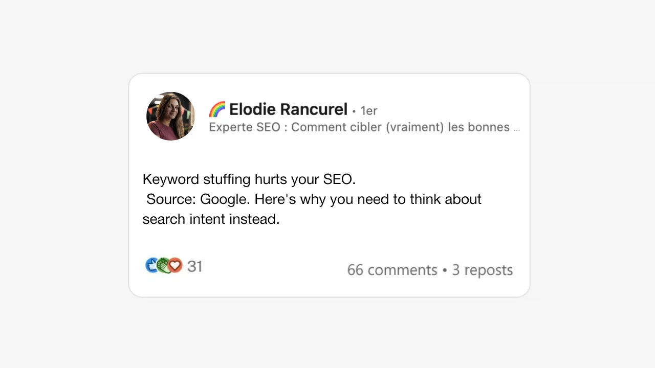 catchphrase on LinkedIn