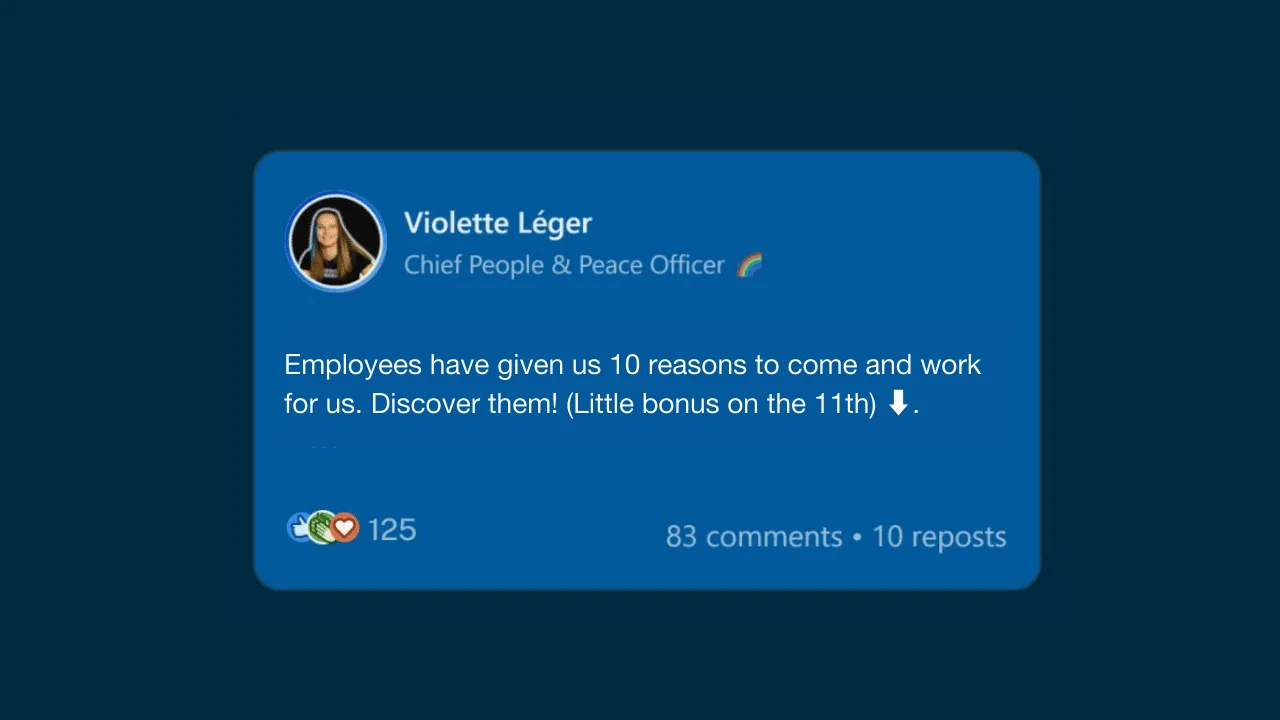catchphrase on LinkedIn