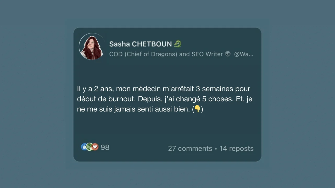 phrase d'accroche sur LinkedIn