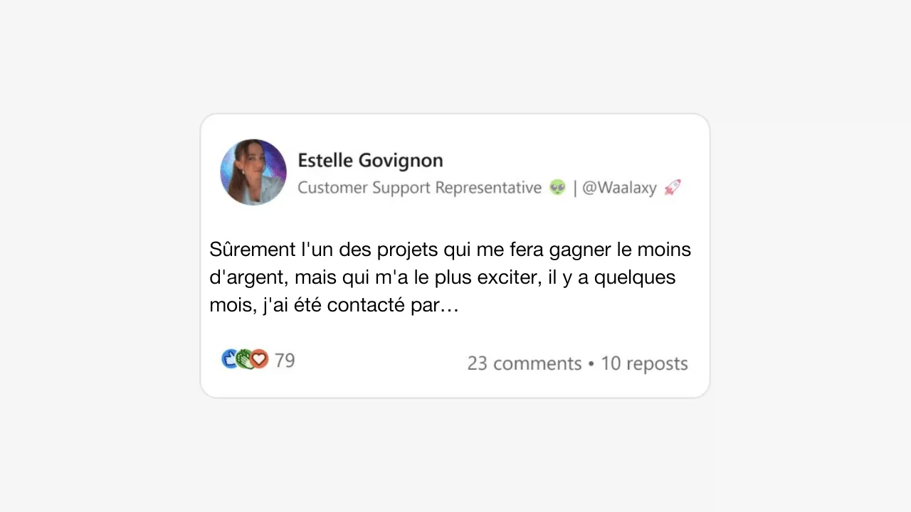 phrase d'accroche sur LinkedIn
