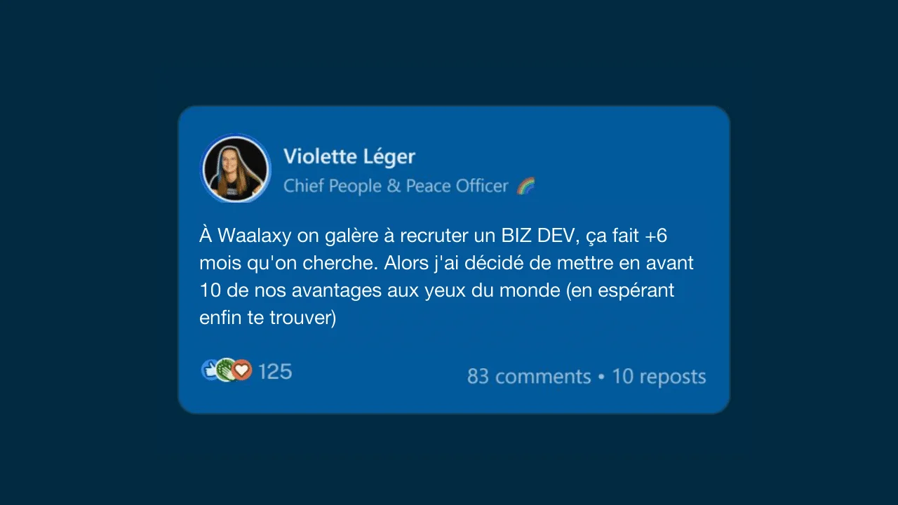 phrase d'accroche sur LinkedIn