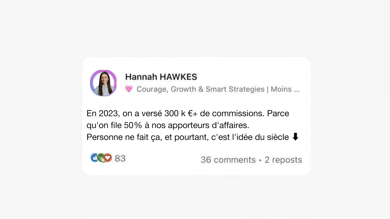 phrase d'accroche sur LinkedIn