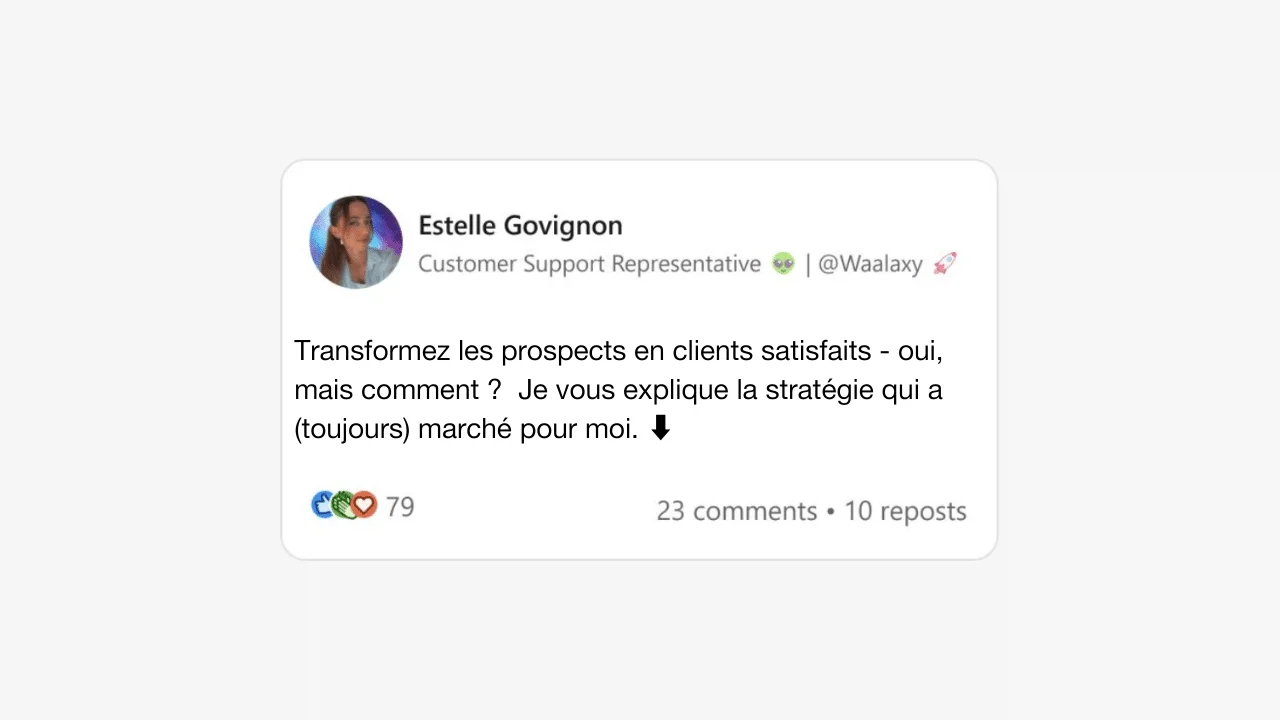 phrase d'accroche sur LinkedIn