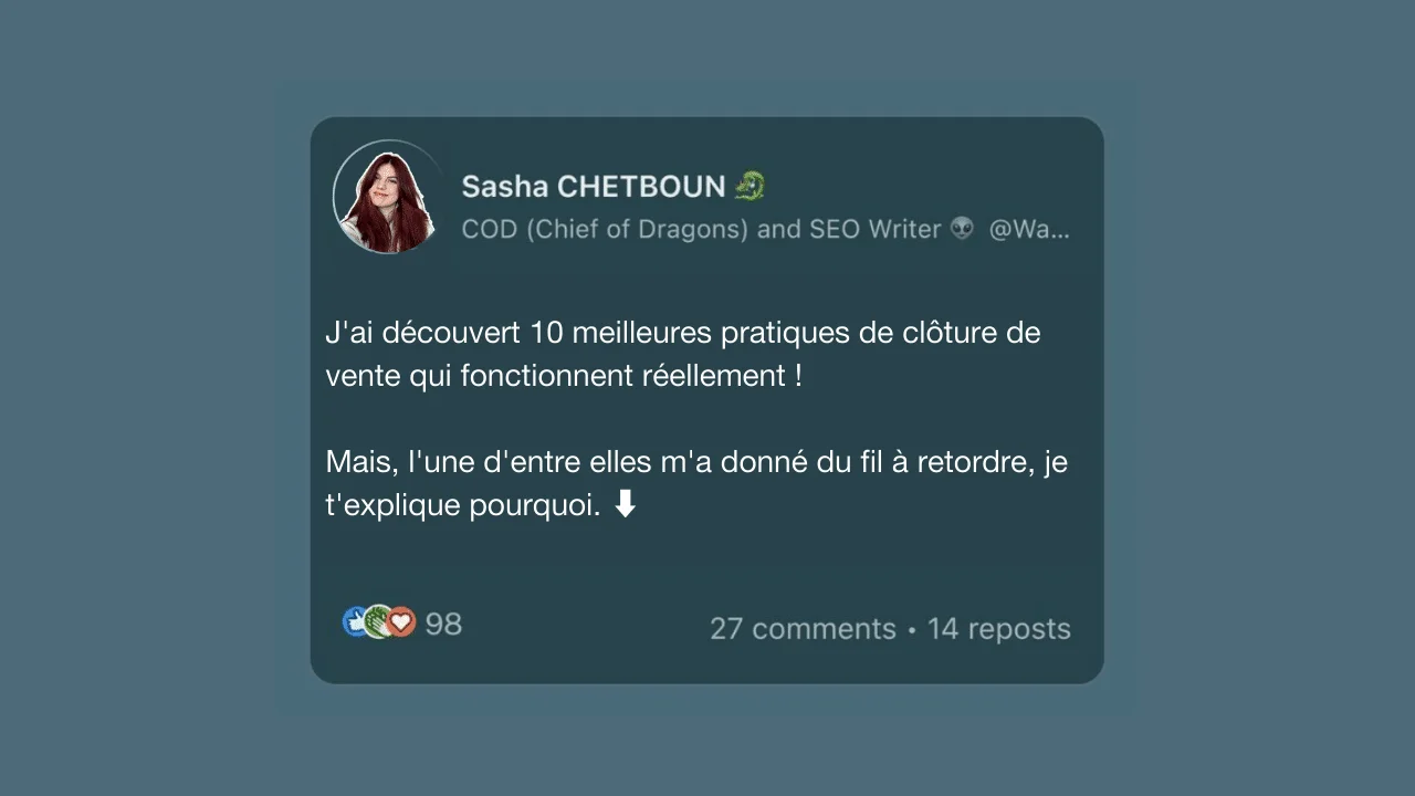 Linkedin phrase d'accroche