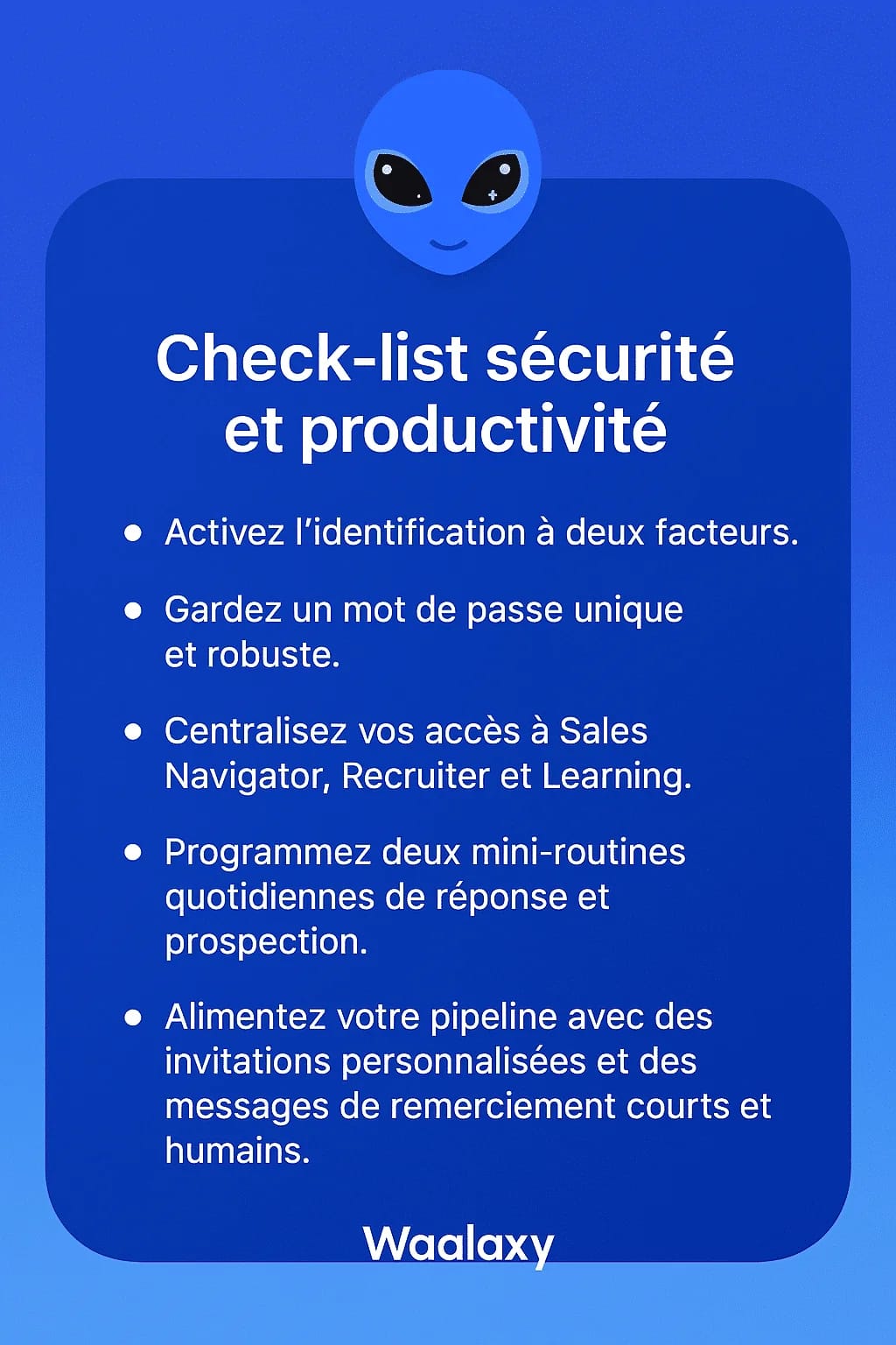 Lista de verificación linkedin login