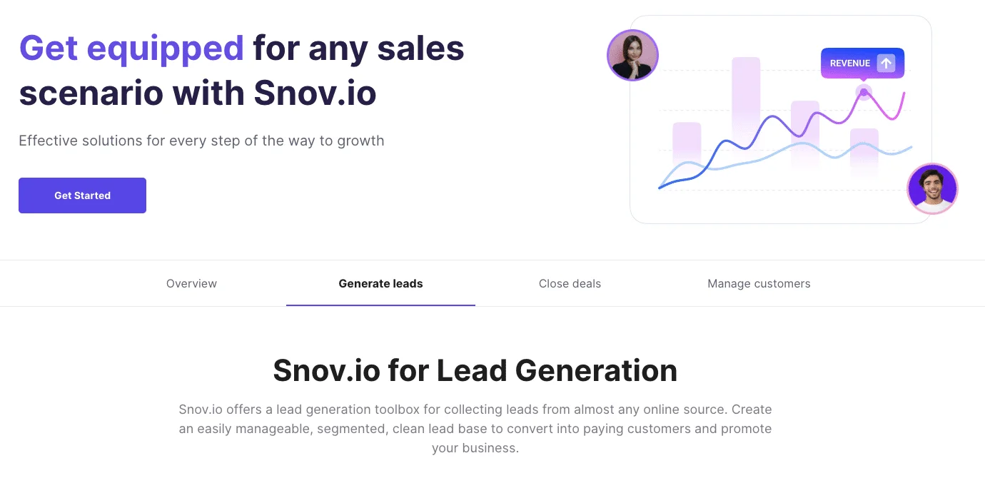 uplead - Konkurrent snov.io