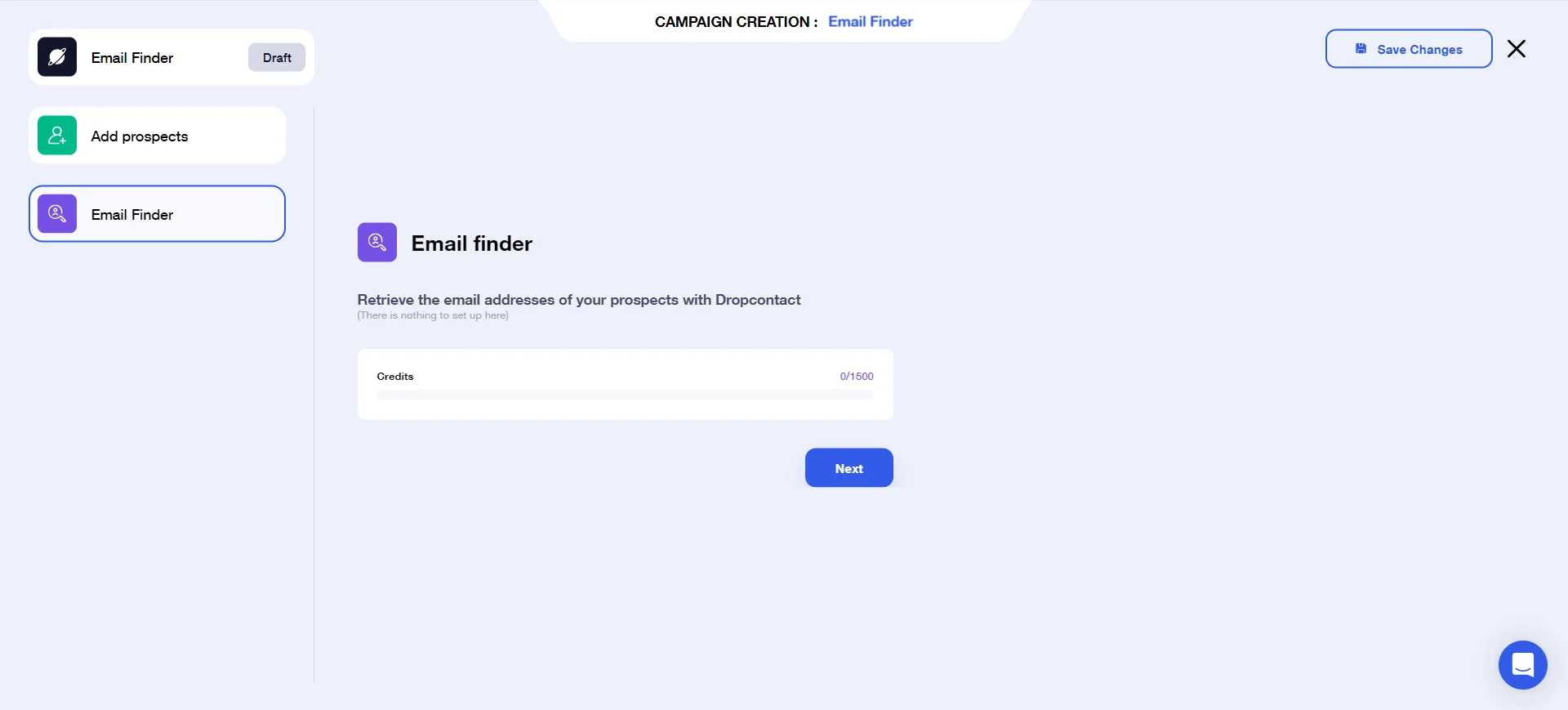 Interface Email Finder Dropcontact Waalaxy