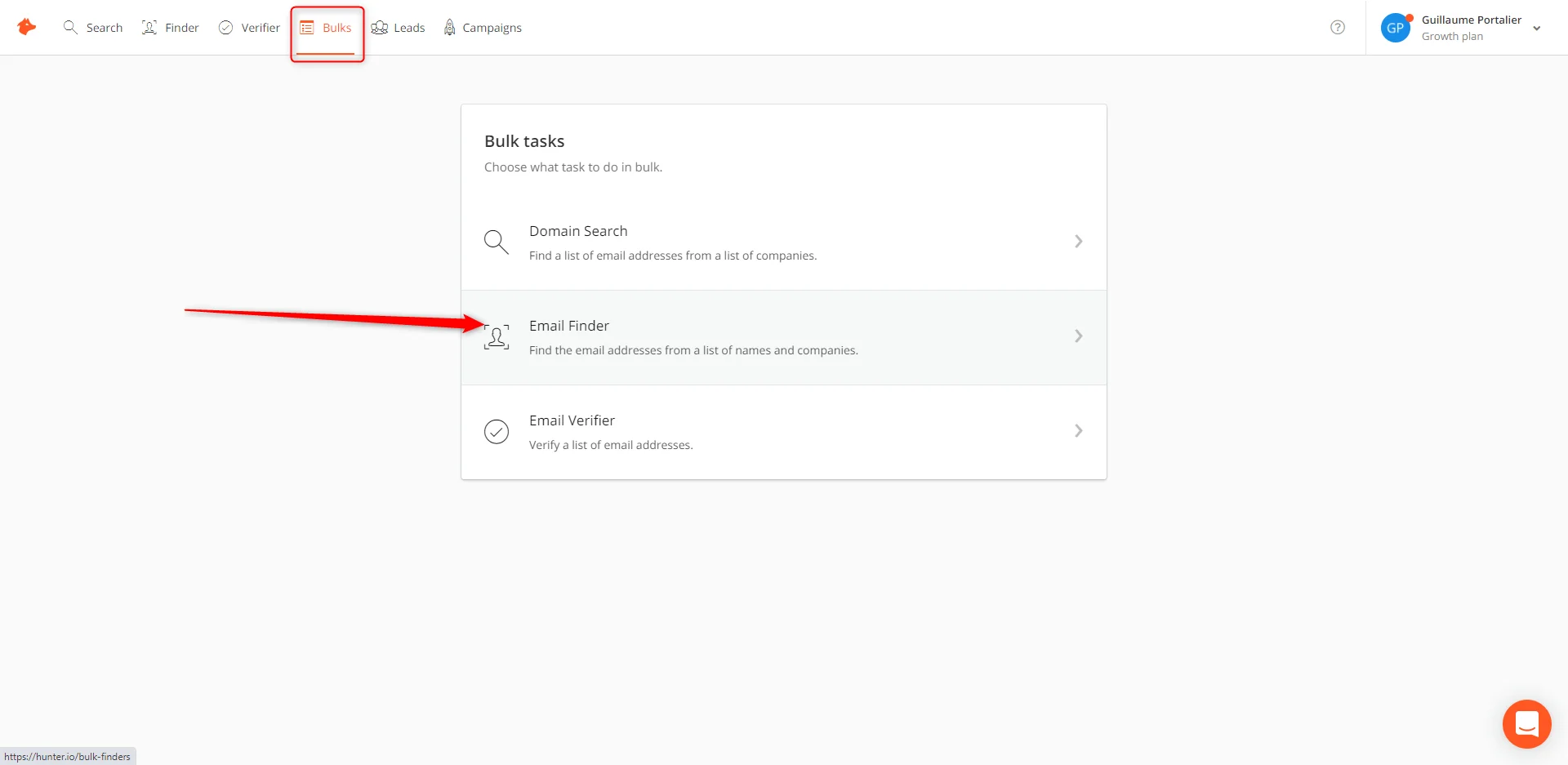 Email finder