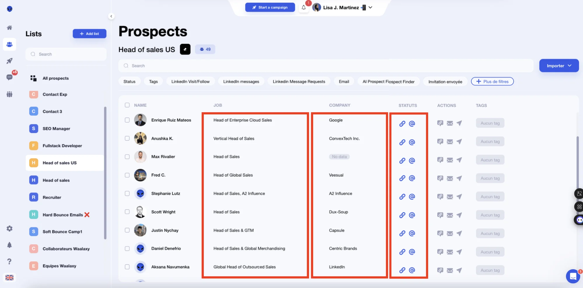 Actualizar una base de datos CRM, incluido el enriquecimiento de datos