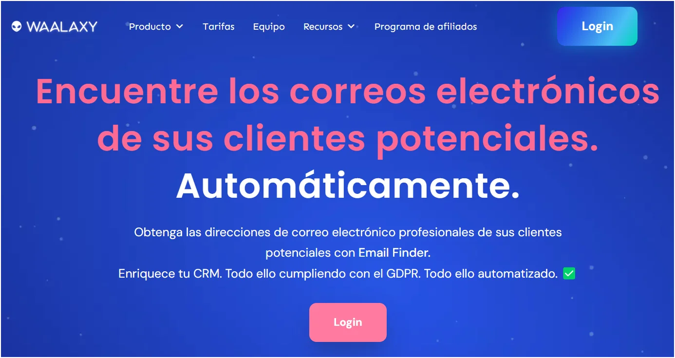 Waalaxy email finder prospection automatisée