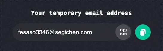 create a temporary disposable email