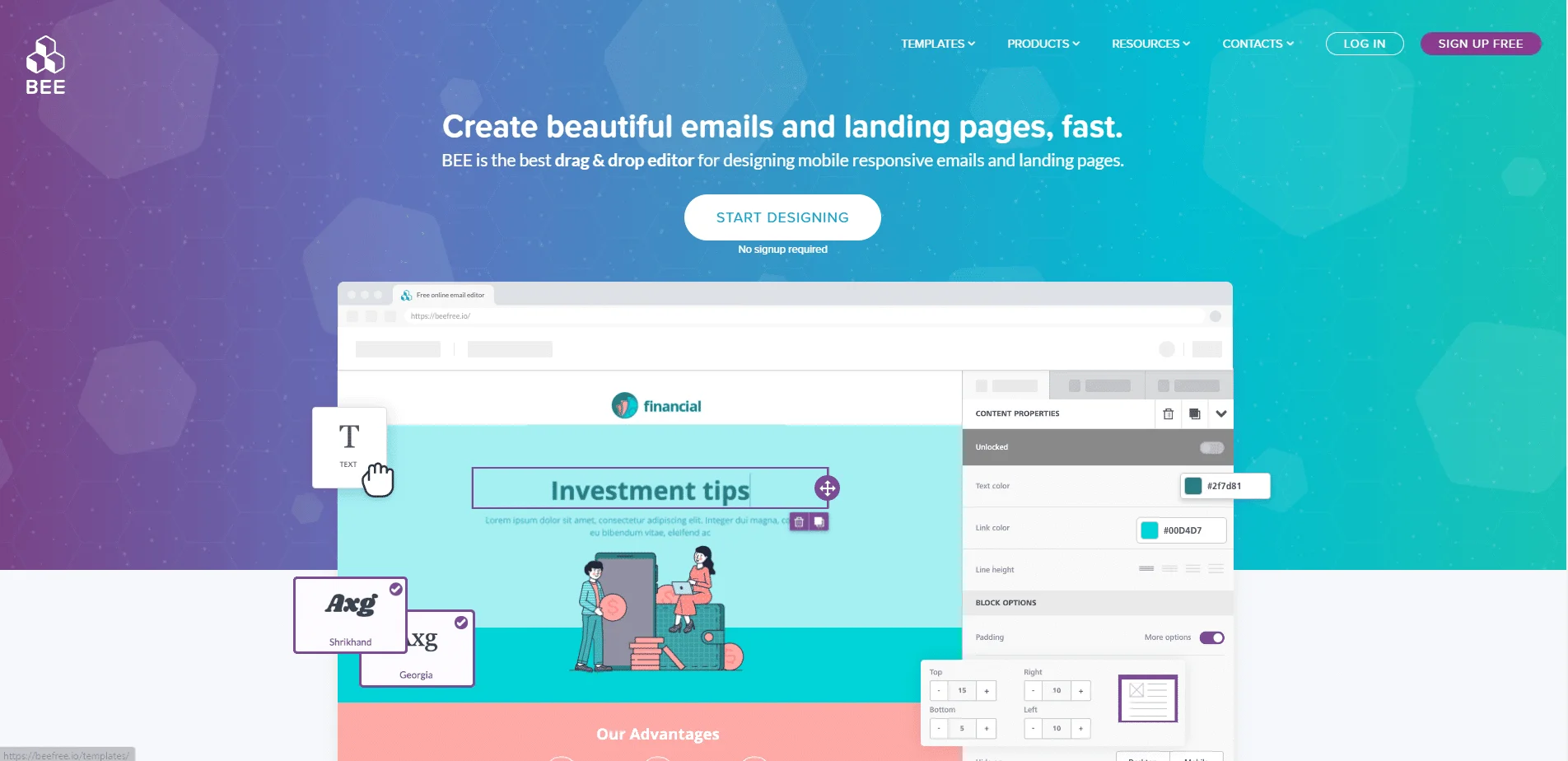 beefree-emailing