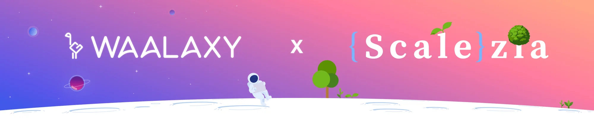 Waalaxy x Scalezia partnership collaboration