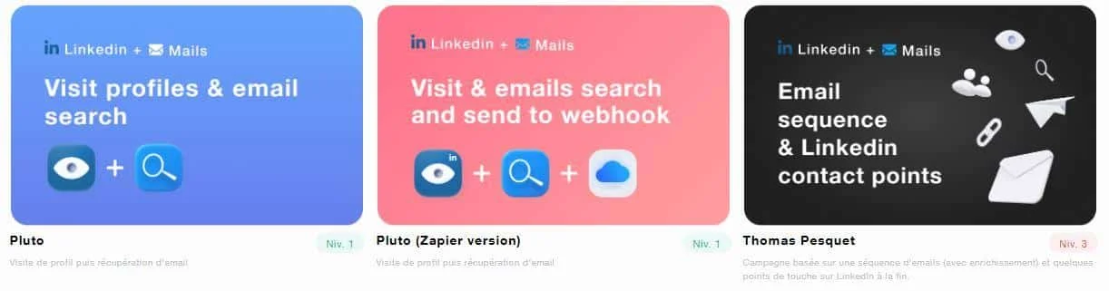 Trois outils prospection LinkedIn Waalaxy