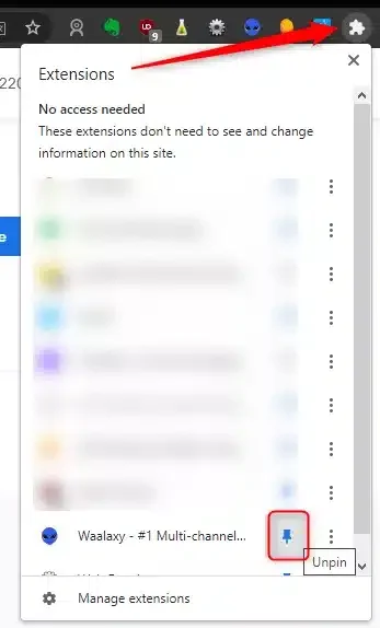 Waalaxy extensions Chrome multi-canal