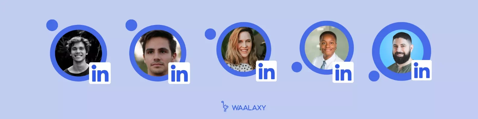 Profils LinkedIn Waalaxy prospection