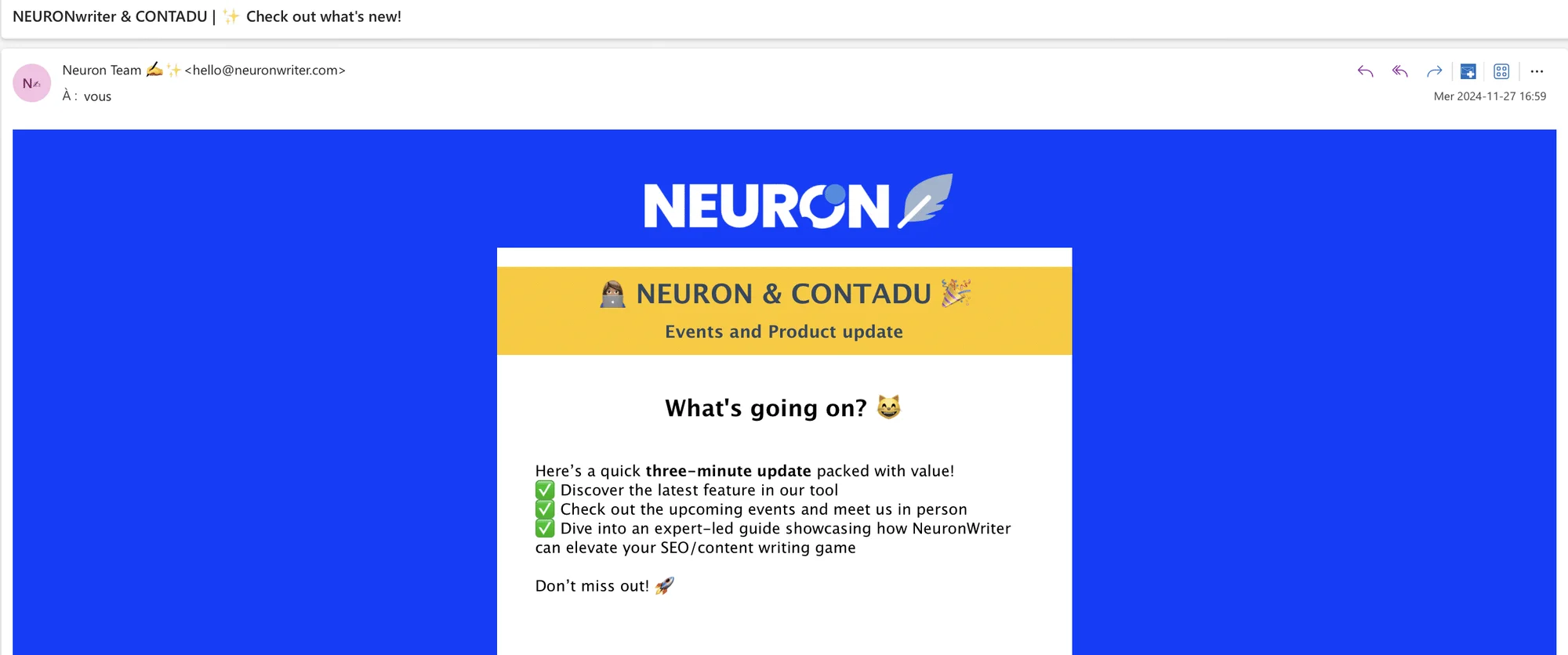 Templates for email marketing : promote offers and new products sample.