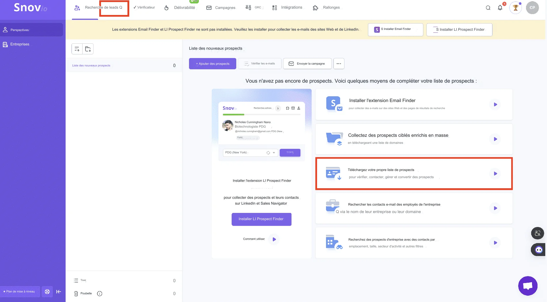 Home Email Finder Snov.io.