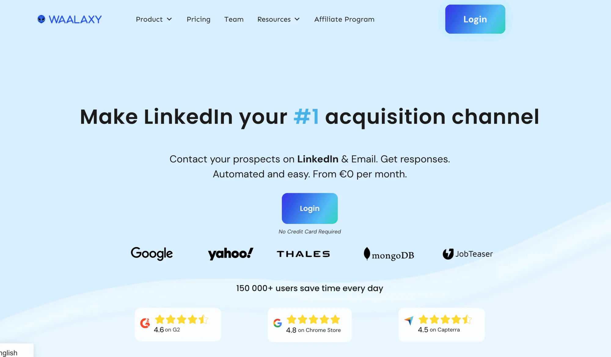Waalaxy LinkedIn acquisition channel tool