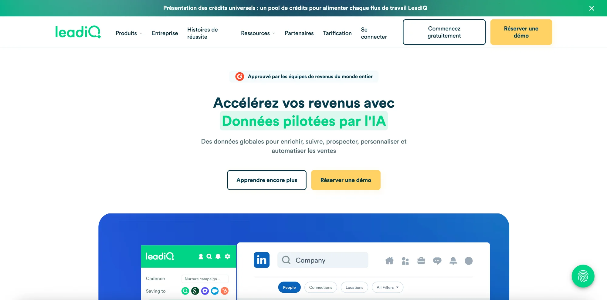 Rocketreach alternatives : LeadIQ