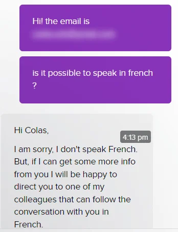 Conversation LinkedIn prospection multilingue