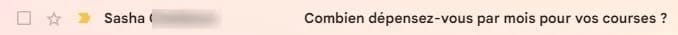 Image: Question sur le budget des courses.