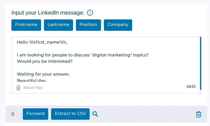 Personalization and message optimization on Octopus CRM