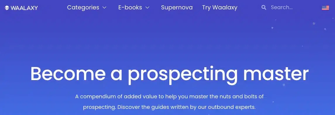 Devenir maître prospection Waalaxy