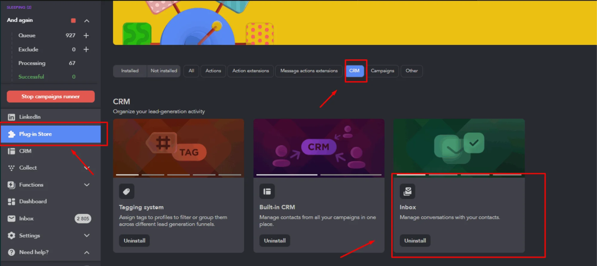 Inbox - LinkedHelper