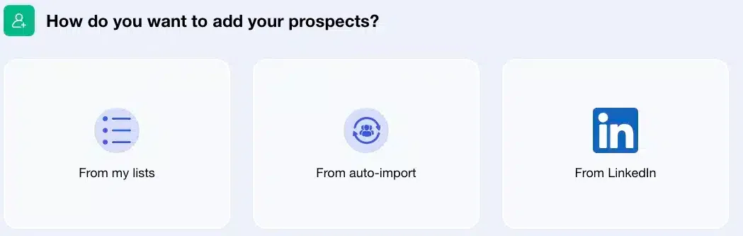 Trois méthodes ajouter prospects Waalaxy
