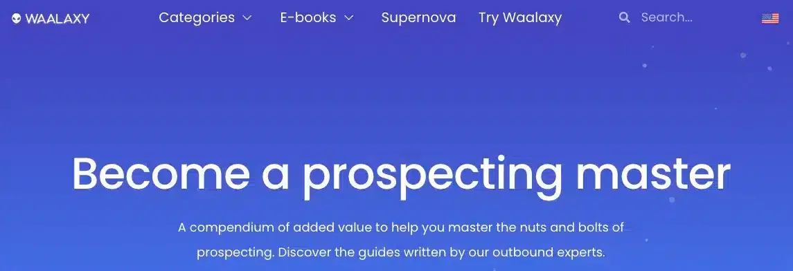 Devenir expert prospection Waalaxy