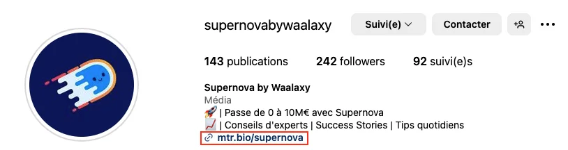 comment trouver une adresse mail sur instagram