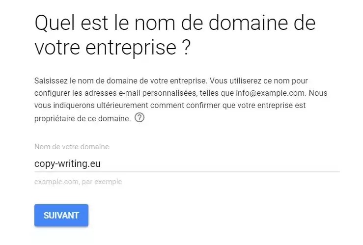 nom de domaine entreprise