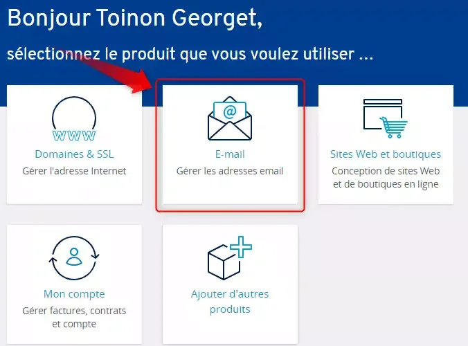 Ionos email