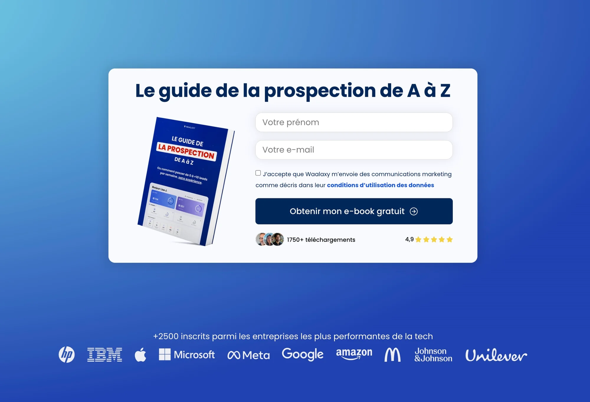 Exemple formulaire email opt-in