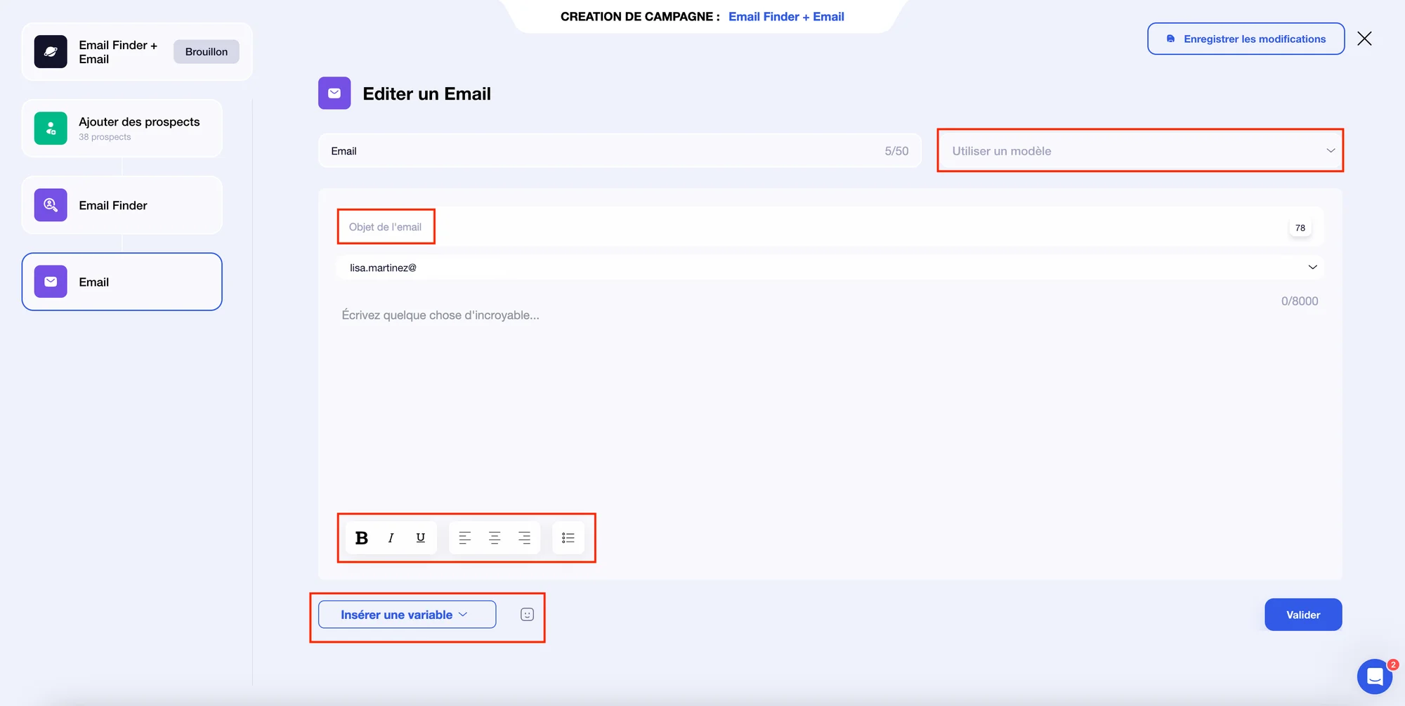 Rédiger le corps de l'email froid
