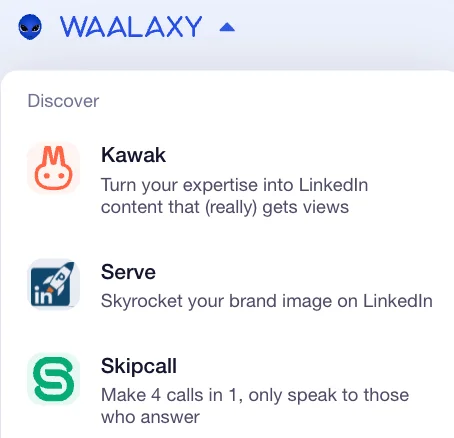 waalaxy tools