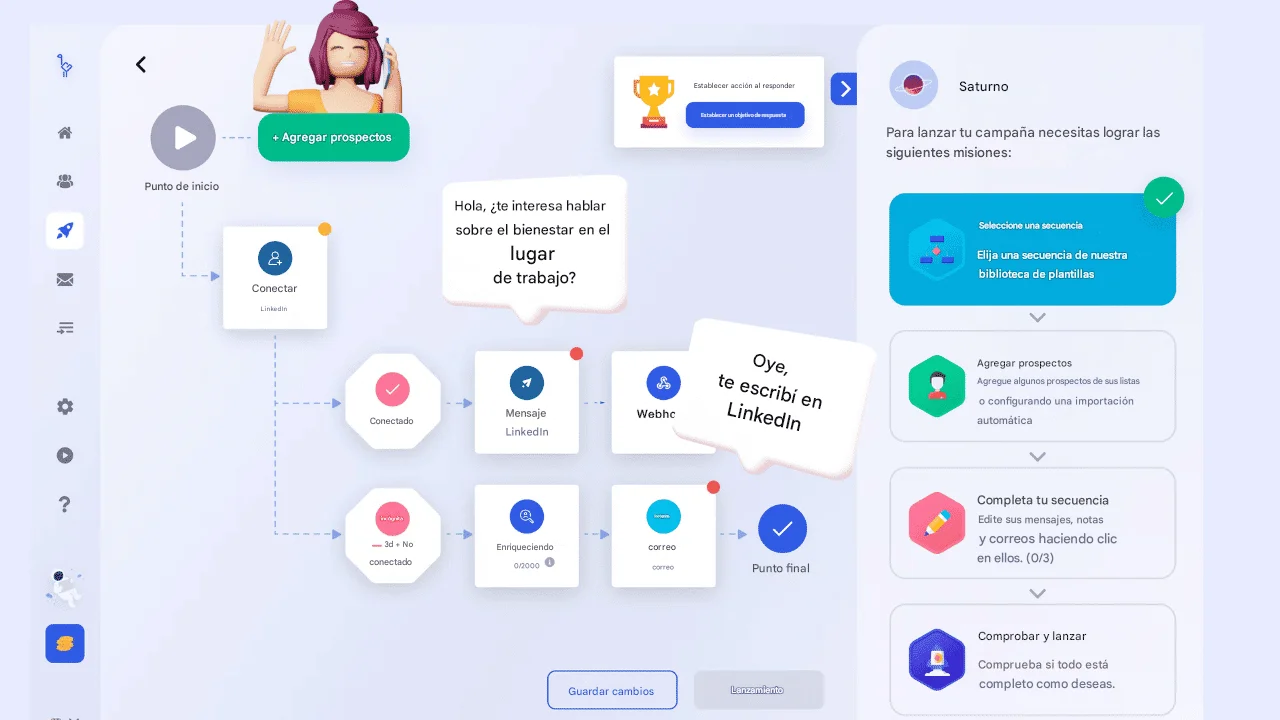 script automatizado de LinkedIn