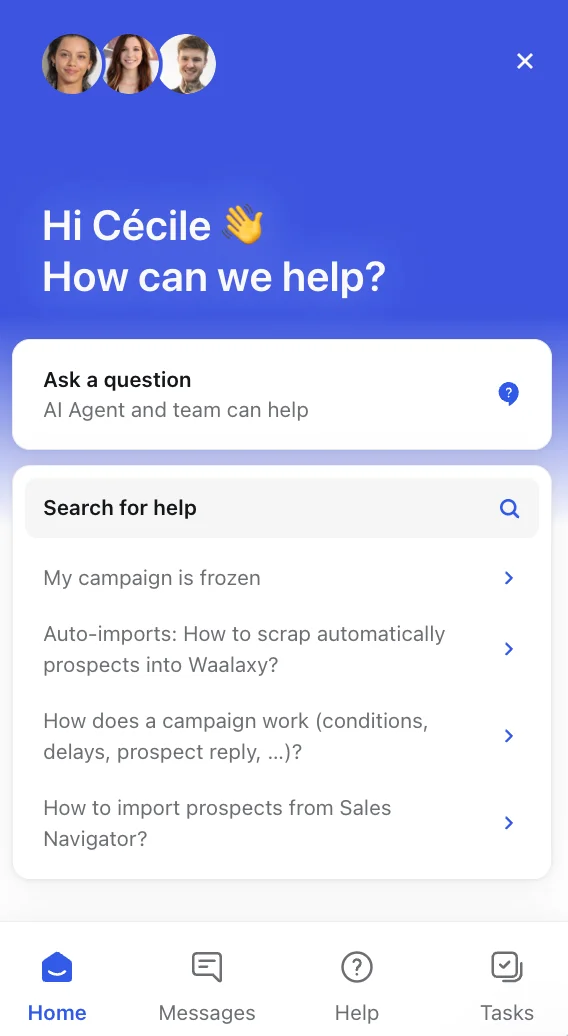 Chatbot Waalxy