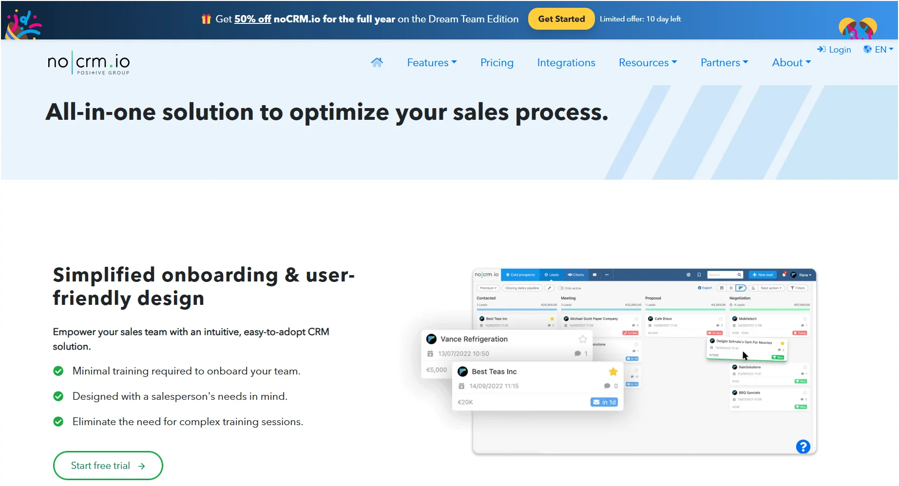 Alternativa ao Salesloft: NoCRM