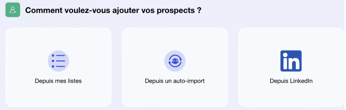Waalaxy VS Dripify : L'import de prospect sur Waalaxy