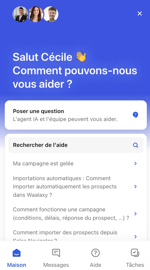 Chatbot Waalxy