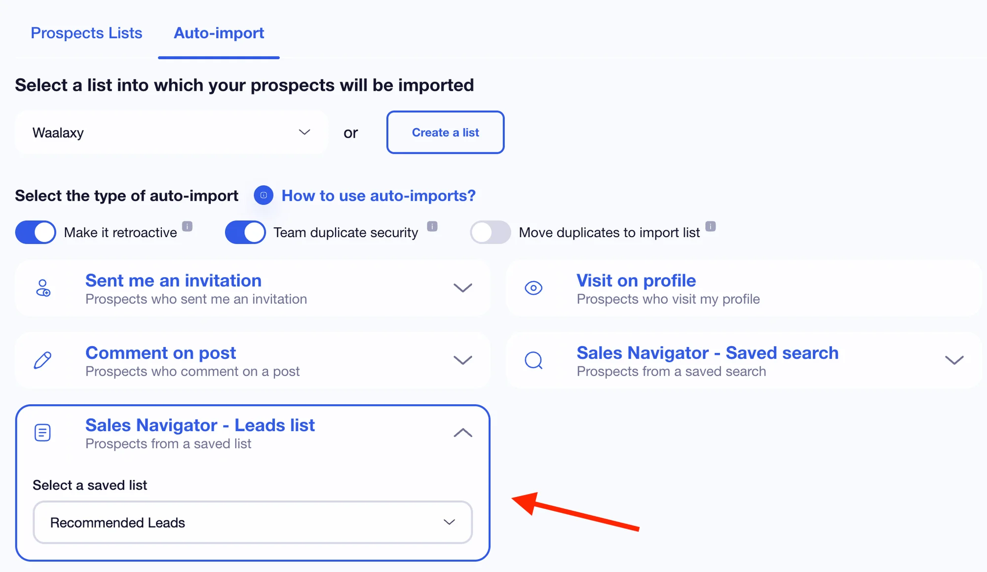 scrape LinkedIn profiles sales navigator, leads list