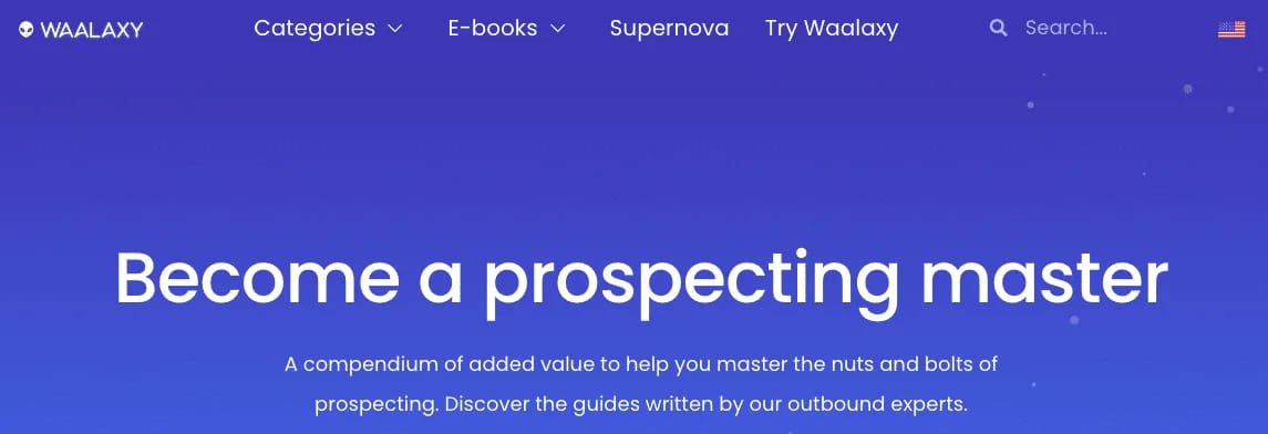 Devenir maître prospection Waalaxy